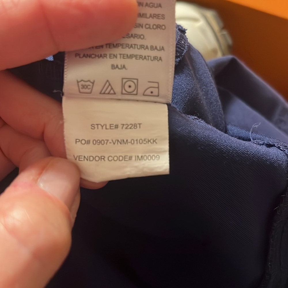 Grey’s Anatomy by Barco Impact scrub pants. Navy blue color, size small tall. - Picture 7 of 7